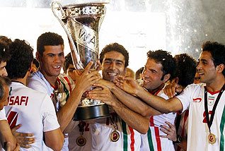 تصاویر قهرمانی فوتبال ایران در غرب آسیا